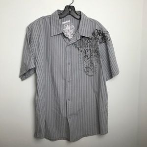 Machine casual short sleeve Shirt. Size L